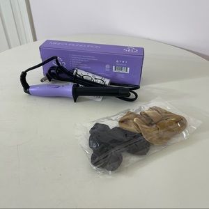 SB2 mini curling iron with pack of 2 scrunchies